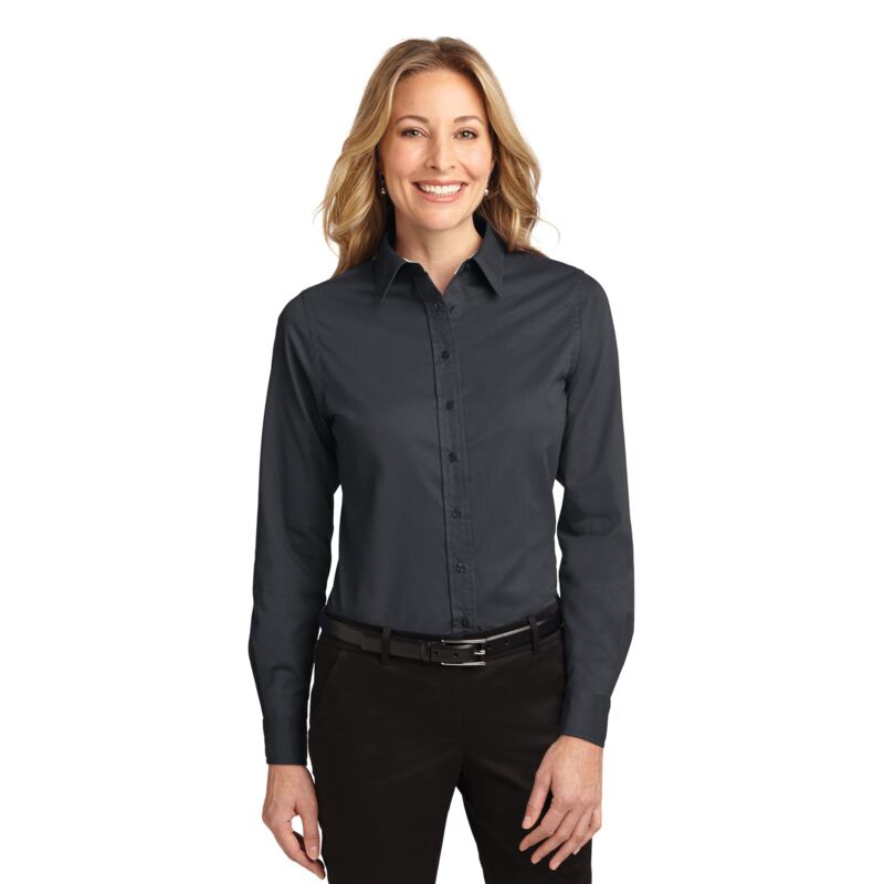 Ladies Long Sleeve Easy Care Shirt Thumbnail