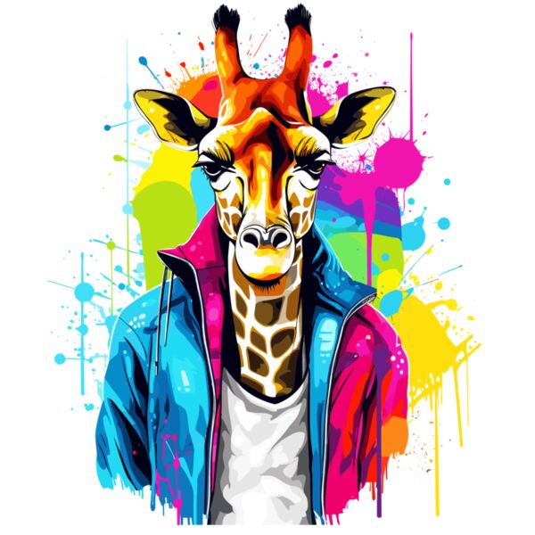 Colorful Giraffe Thumbnail