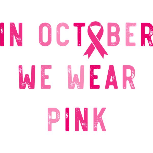 October We Wear Pink DISTRESSED Thumbnail